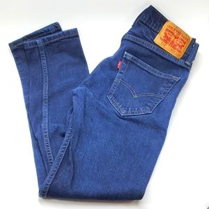 Levis 512 Slim Fit Tapered Leg Dark Blue Jeans W28 L30 NWOT